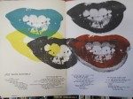 Andy Warhol; Mariyn's lips, 4-color silk screen