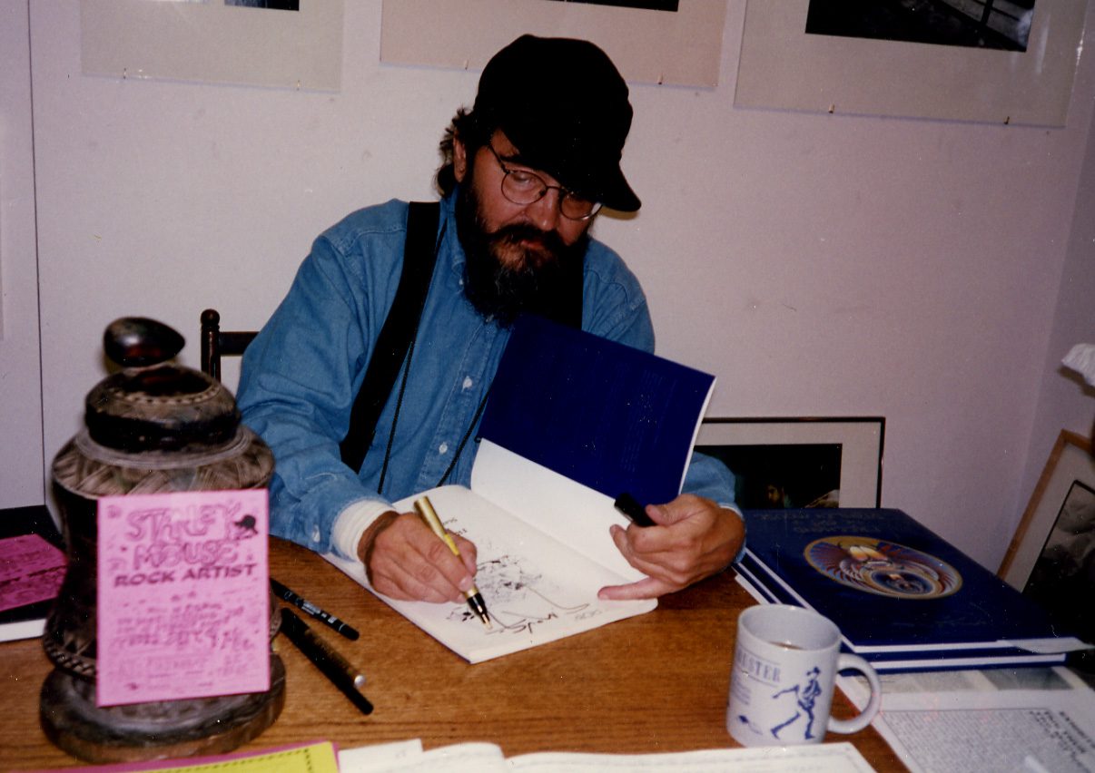 Artist Stanley Mouse book signing