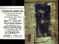 Gordon Newton exhibition card, 2002