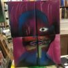 Barry Roth: Cereal Box painting (set of four, pandemic man) - Image 3