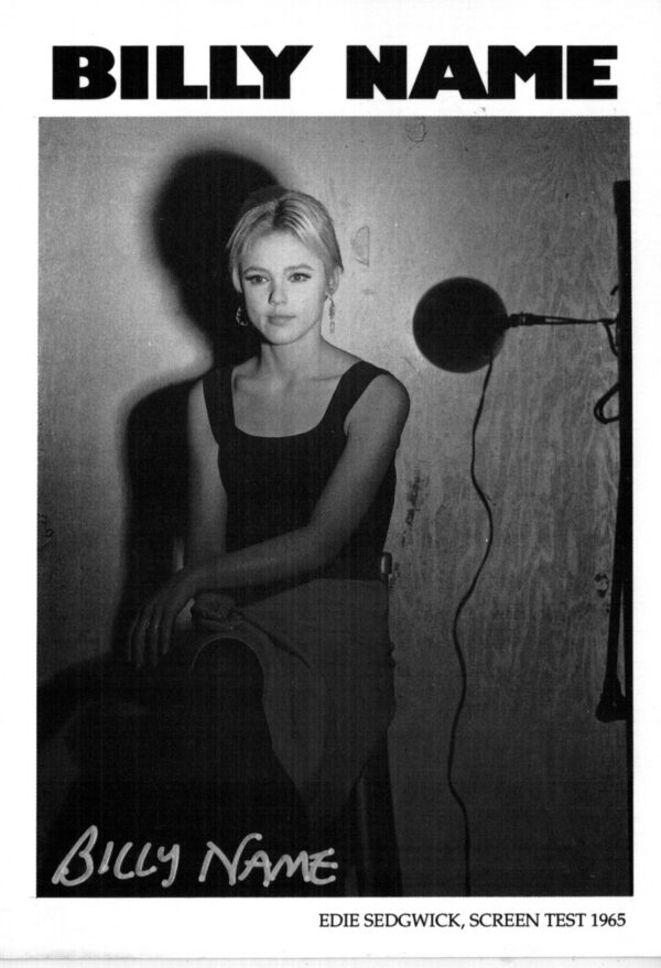 Edie Sedgwick Factory Foto by Billy Name (signed)