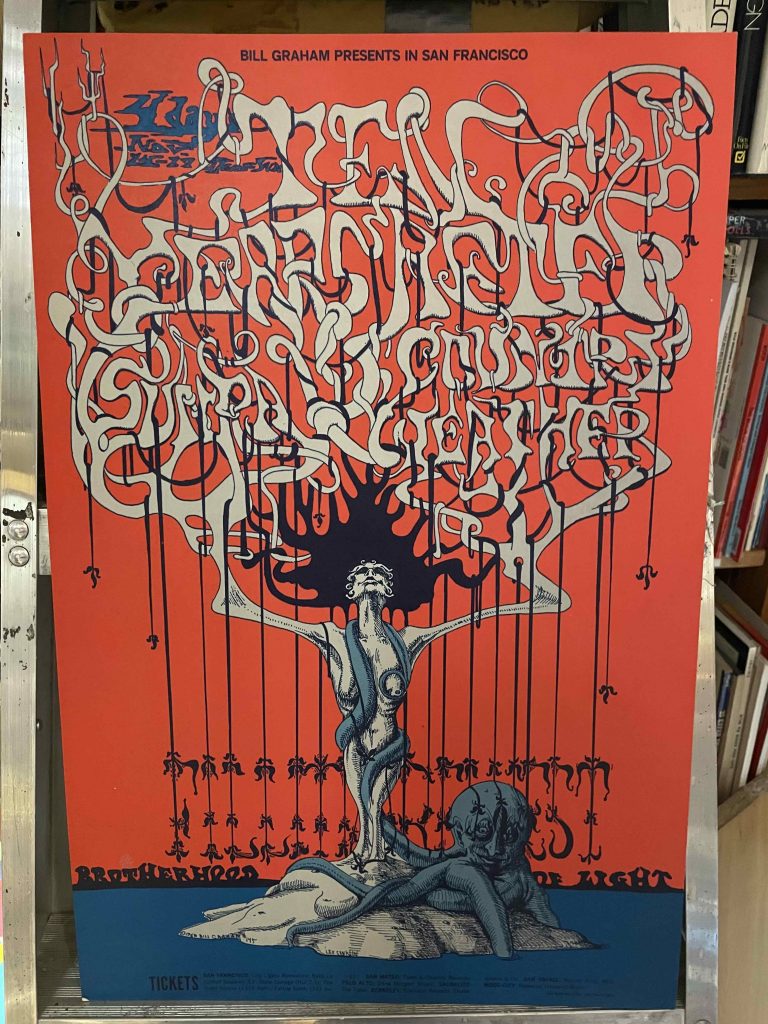 Ten Years After, Sun Ra, vintage Fillmore concert poster 1968