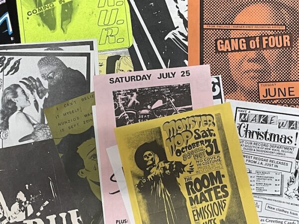 Punk flyer collection from Detroit