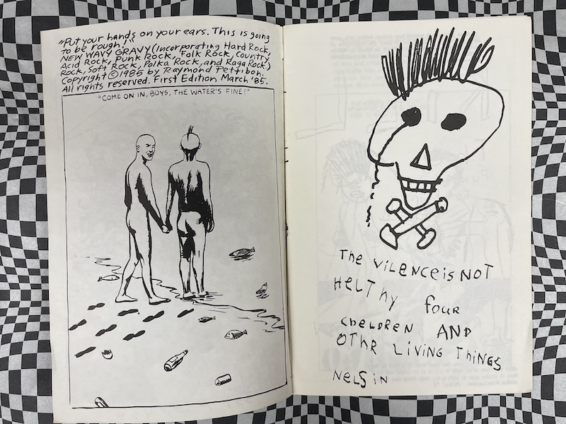 New Wavy Gravy #1; signed Raymond Pettibon - Image 2