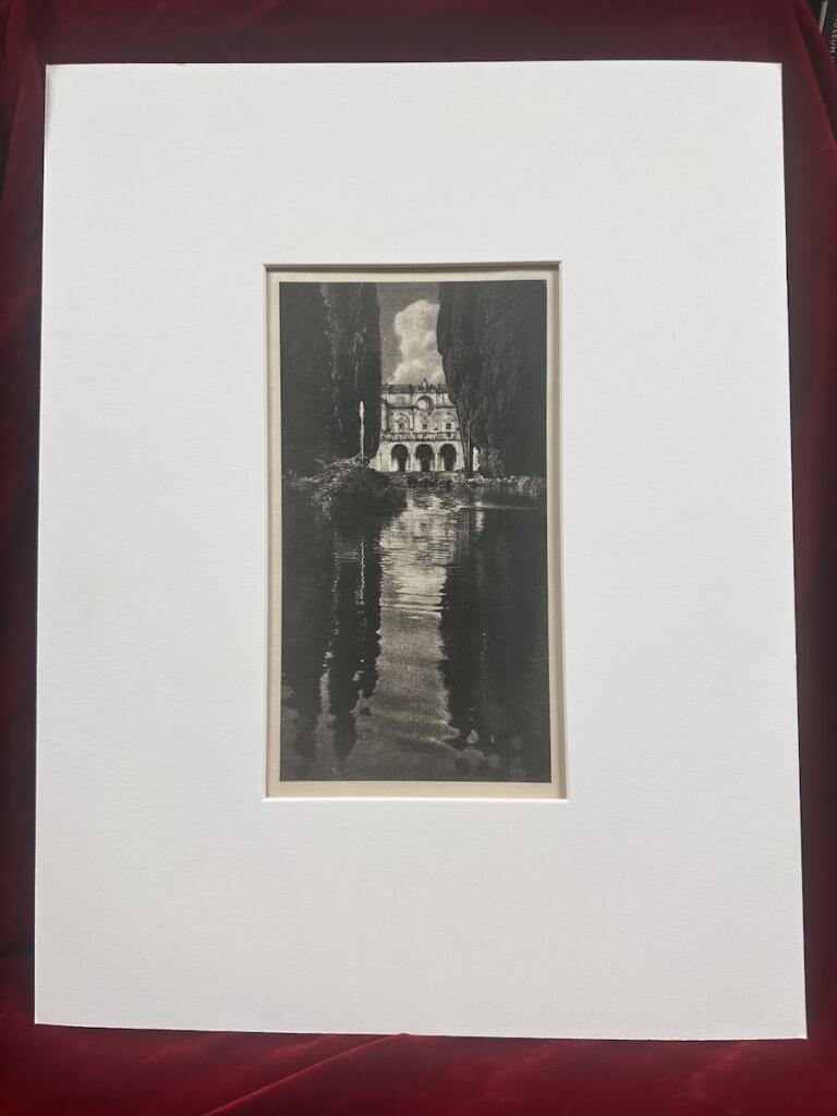 Hugo Henneberg, photogravure, Villa Torlonia, 1901