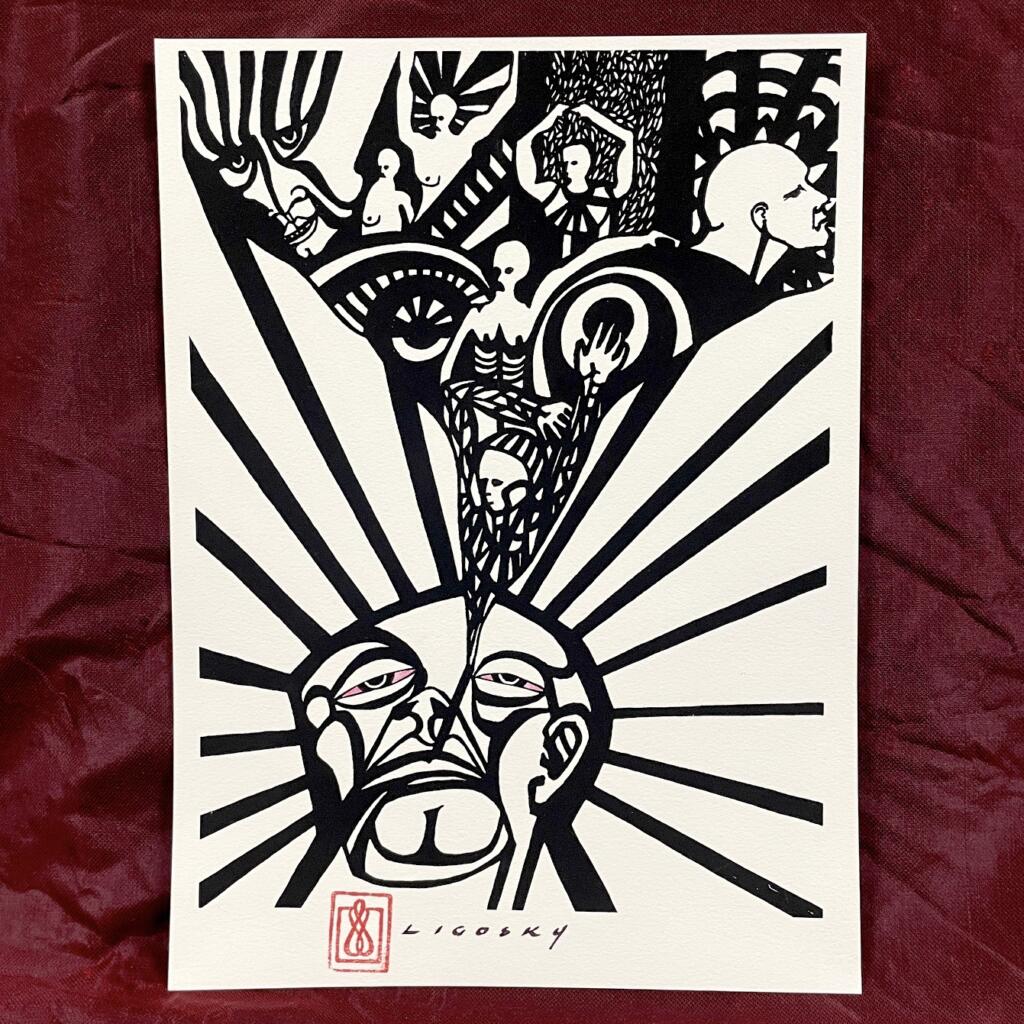 Stephen Ligosky: Four silkscreen prints - Image 2