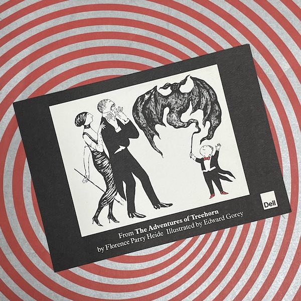 Edward Gorey Dell Treehorn Postcard