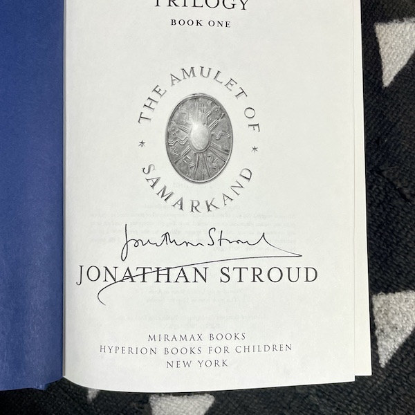 The Bartimaeus Trilogy, Book One: The Amulet of Samarkand (Signed) - Image 2