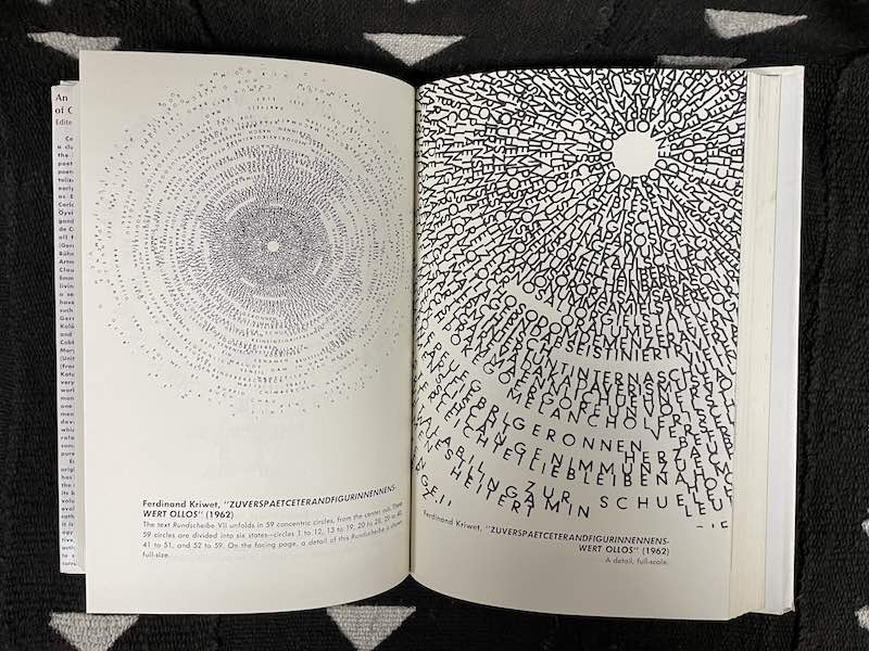 An Anthology of Concrete Poetry (1967 first edition hardcover) - Image 2