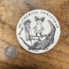 Edward Gorey 1992 "Blithering Christmas" Button