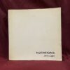 Notations by John Cage